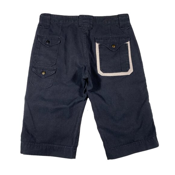 Moutain Research Canvas Cargo Half Pants Black men's size JPN L / 32x14.5 - Picture 2 of 8